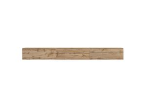 5903025461298 - Selsey - skylara - TV-Lowboard   Fernsehschrank mit 3 Klapptüren - stehend   hängend - minimalistisch - 300 cm breit (Wotan Eiche Matt)