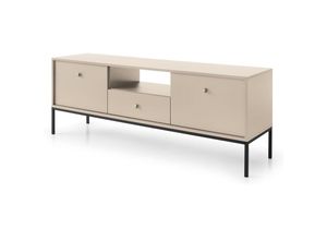 5903025594842 - Selsey MONNE - TV-Schrank TV-Möbel im Vintage-Stil Beige  153 cm breit