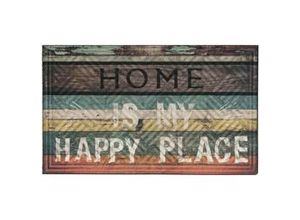 5903104909345 - TrendLine Fußmatte Lima Happy Place 45 x 75 cm