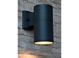 5903139340298 - Licht-erlebnisse - Außen Wandleuchte Anthrazit IP44 E27 Fassadenstrahler - Anthrazit