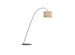 5903139346498 - Nowodvorski Lighting Bogenlampe Alice mit Textilschirm coffee