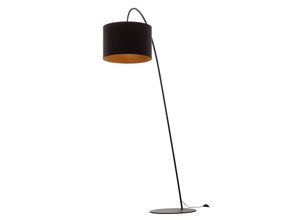 5903139496391 - Nowodvorski Lighting Bogenleuchte Alice mit schwarz-goldenem Schirm