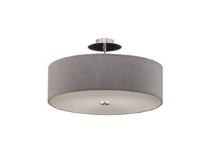 5903139653299 - Nowodvorski Lighting Deckenleuchte Viviane mit Textilschirm grau