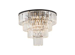 5903139763097 - Nowodvorski Lighting Deckenleuchte Cristal transparent schwarz Ø 71cm