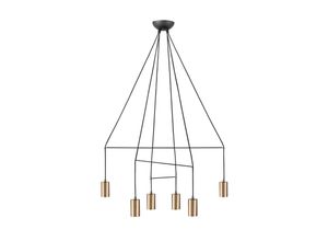 5903139795692 - Nowodvorski Lighting Hängelampe Imbria 6-flammig Länge 93cm messing