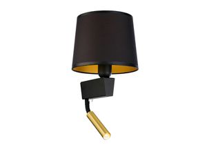 5903139821391 - Nowodvorski Lighting Wandleuchte Chillin mit Leselicht schwarz gold