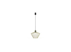5903139886192 - Nowodvorski Lighting Hängeleuchte Wave S mit Käfigschirm gold 5903139886192 - Nowodvorski Lighting Hängeleuchte Wave S mit Käfigschirm gold