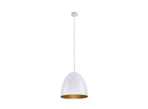 5903139902199 - Nowodvorski Lighting Pendelleuchte Egg M aus Metall Ø 38 cm weiß