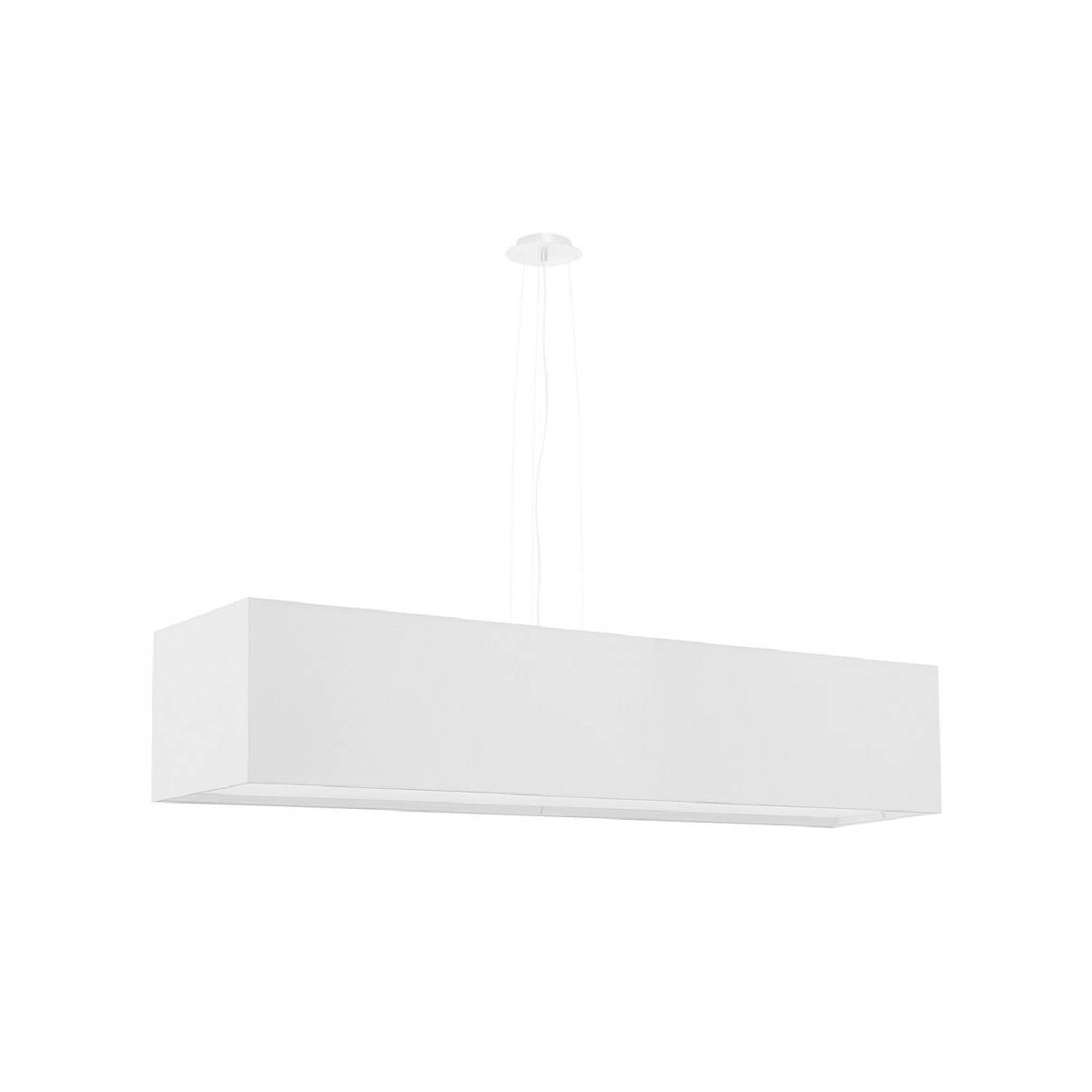 5903282708259 - Sollux - Lampada a sospensione lineare a barra bianca 5x E27 Hängeleuchte de barra lineal Blanca 5x E27