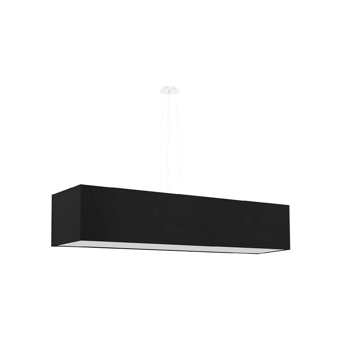 5903282708266 - Sollux Lampada a sospensione lineare a barra nera 5x E27 Pendelleuchte de barra lineal Black 5x E27