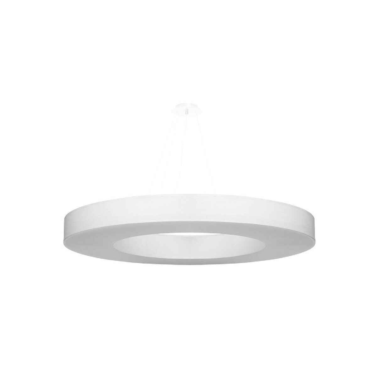 5903282708419 - Cylindrical Pendant Light White 90cm E27 Zylindrische Pendelleuchte Weiß 90cm E27