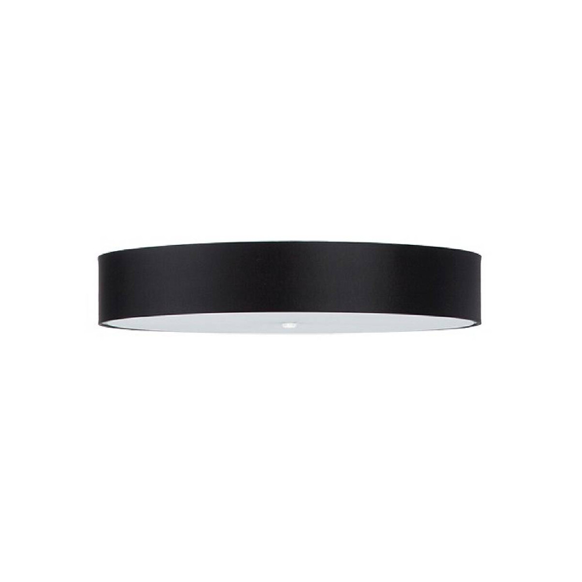 5903282708587 - Sollux - Cylindrical Flush Light Black 80cm E27 Zylindrisches Spüllicht Schwarz 80cm E27