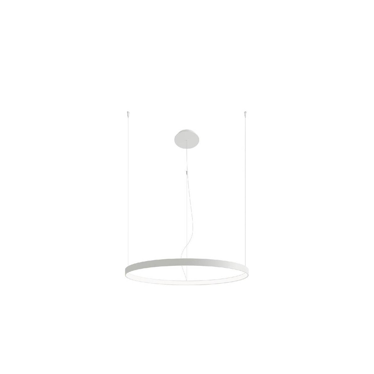 5903282711587 - Lighting Rio Integrierte LED-Ring-Pendel-Deckenleuchte Weiß 4000 k 5520 lm - Sollux