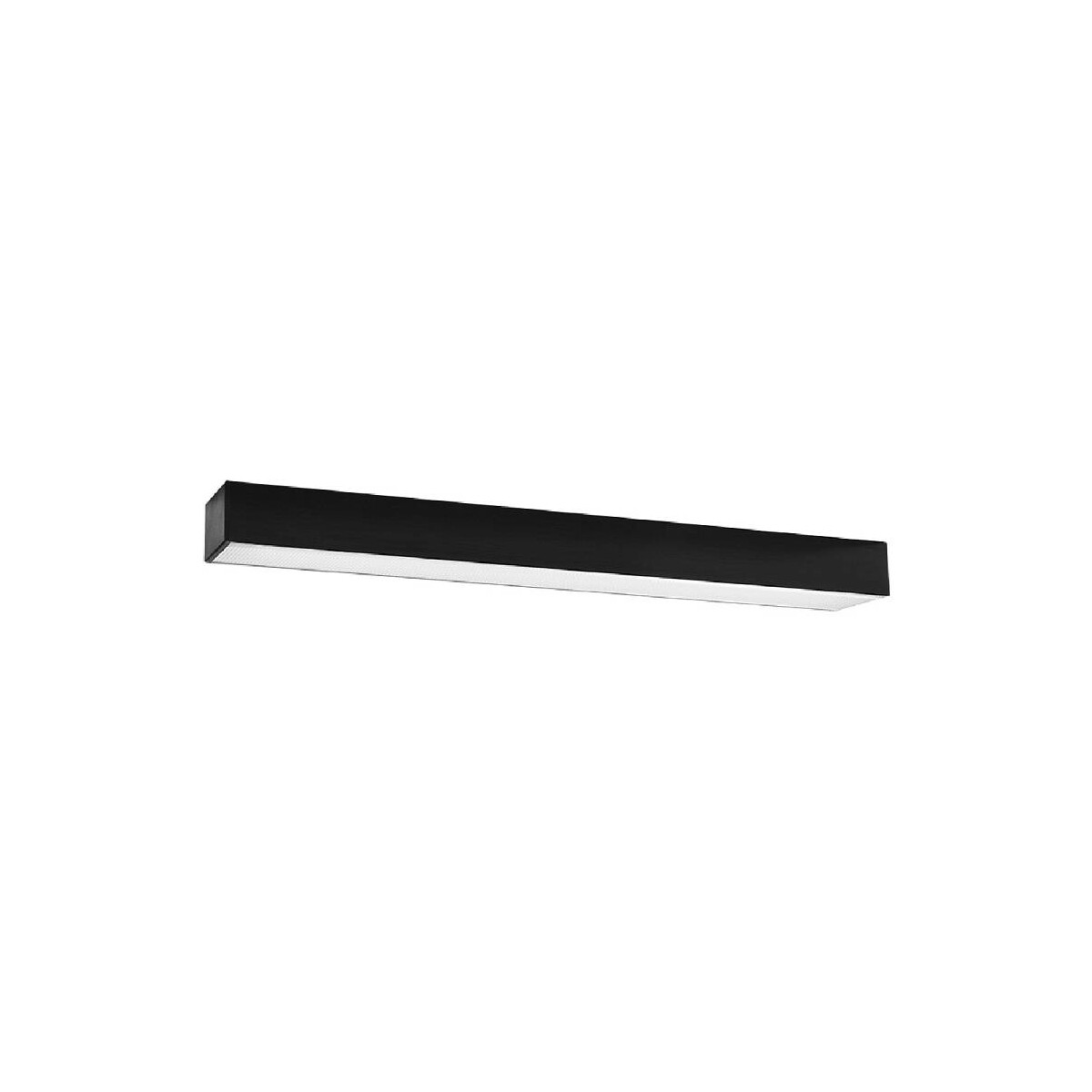 5903282714939 - Integrated LED 65cm Linear Flush Light Black 3000K Integriertes LED 65cm Lineares Einbaulicht Schwarz 3000K