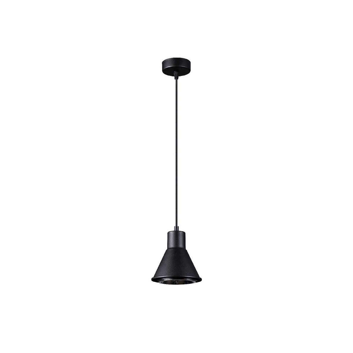 5903282715745 - SL0989 Pendelleuchte taleja 1 schwarz ES111 14cm b 14cm h 120cm dimmbar - Sollux