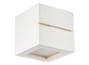 5903282729902 - Wandleuchte Keramik Top weiß 15 x 15 cm