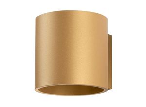 5903282735392 - Sollux - SL1181 Wandleuchte orbis G9 1 x 8W Stahl gold L10cm B125cm H10cm dimmbar