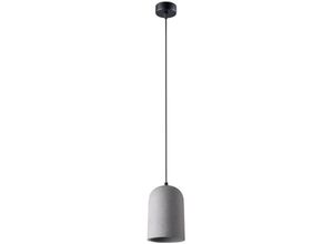 5903282742321 - SL1306 Hängeleuchte nimis E27 1 x 15W pvc Beton schwarz grau Ø145cm H125cm dimmbar - Sollux