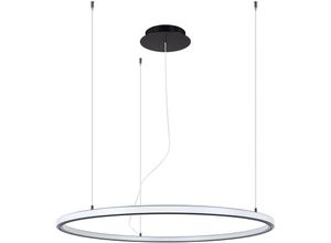 5903282742390 - Lampe de Kronleuchter risa 80 schwarz led 3000K - Lampe con Glühbirne led - Glühbirne nicht enthalten - Wohnzimmerlampe - moderne Beleuchtung