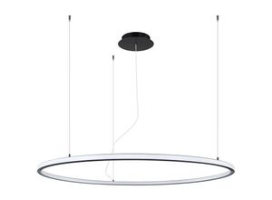 5903282742406 - Lampe de Kronleuchter risa 120 schwarz led 3000K - Lampe con Glühbirne led - Glühbirne nicht inbegriffen - Wohnzimmerlampe - moderne Beleuchtung