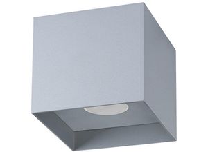 5903282742581 - SL1278 Deckenleuchte hati GU10 1 x 10W Aluminium grau L12cm B12cm H11cm dimmbar - Sollux