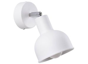 5903282772571 - SL1313 Wandleuchte elba E27 1 x max15W led Stahl weiß B11cm H17cm Ø19cm dimmbar - Sollux