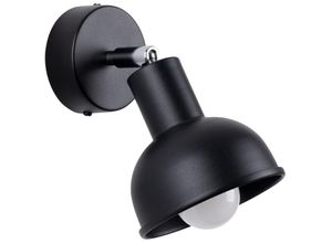5903282772618 - SL1316 Wandleuchte elba E27 1 x max15W led Stahl schwarz B11cm H17cm Ø19cm dimmbar - Sollux 5903282772618 - SL1316 Wandleuchte elba E27 1 x max15W led Stahl schwarz B11cm H17cm Ø19cm dimmbar - Sollux