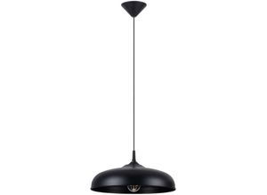 5903282772830 - SL1330 Hängeleuchte gina E27 1 x max15W led Stahl schwarz H74cm Ø38cm dimmbar - Sollux