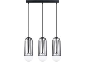 5903282772878 - SL1334 Hängeleuchte brina 3L G9 3 x max8W led Stahl schwarz B12cm H115cm dimmbar - Sollux
