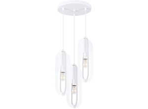 5903282773646 - SL1361 Hängeleuchte nicus 1 E27 3 x max15W led Stahl weiß B43cm H130cm dimmbar - Sollux 5903282773646 - SL1361 Hängeleuchte nicus 1 E27 3 x max15W led Stahl weiß B43cm H130cm dimmbar - Sollux