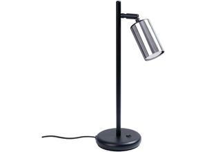5903282774582 - SL1373 Tischleuchte winx GU10 1 x max10W led Stahl schwarz Chrom B15cm H44cm dimmbar - Sollux 5903282774582 - SL1373 Tischleuchte winx GU10 1 x max10W led Stahl schwarz Chrom B15cm H44cm dimmbar - Sollux