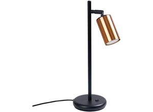 5903282774667 - SL1381 Tischleuchte winx GU10 1 x max10W led Stahl schwarz Kupfer B15cm H44cm dimmbar - Sollux