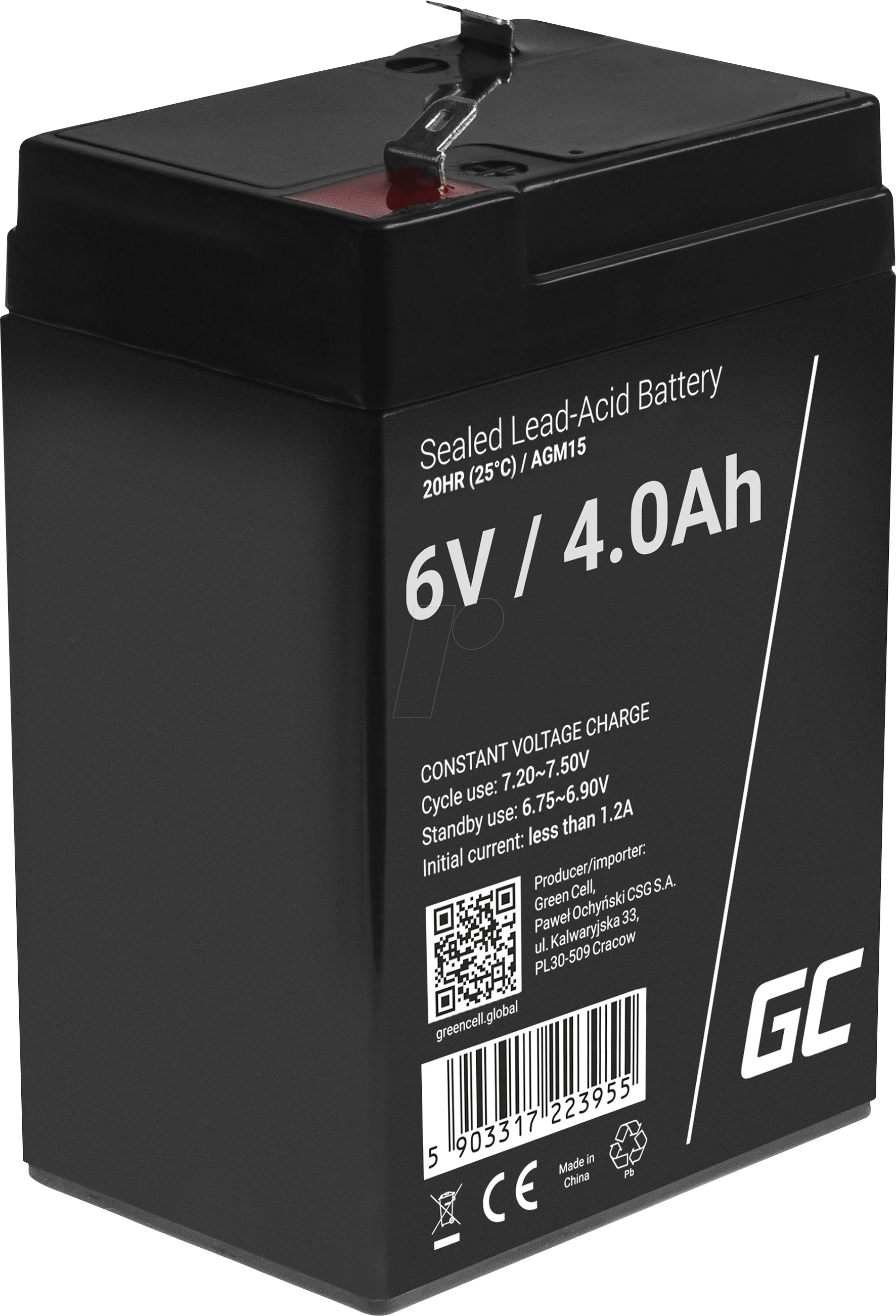 5903317223955 - - UPS battery - Sealed Lead Acid (SLA) - 4 Ah