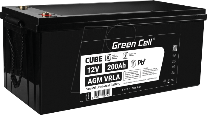 5903317227502 - GC AGM33 200AH - Blei-Vlies-Akku AGM 12V 200 Ah