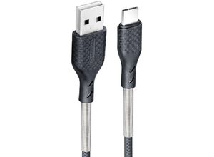 5903396152344 - Carbon Ladekabel usb zu Typ c 20 24A CB-02A zum Aufladen und zur Datenübertragung Schwarz 1 Meter - Forcell