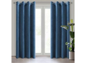 5903571075406 - - fertigvorhang D91 rosa 140 x 250 cm marineblau