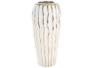 5903571489005 - Savana Dekorative Vase 15 X 34 Cm Weiss