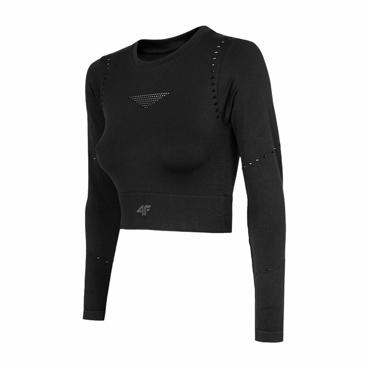 5903609295417 - Langarm Damen T-Shirt PURE FORCE H4Z22 TSDLF010  Schwarz Bunt (M L)