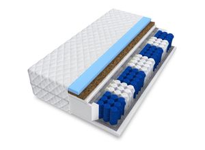 5903631115851 - FDM - Matratze titan max 9 Zonen 160x200 Premium Hybrid foam 27 cm Taschenfederkern kokos H2 H3