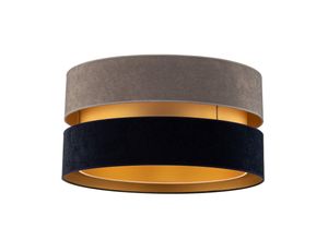 5903689182720 - Deckenleuchte Duo marineblau grau gold Ø60cm