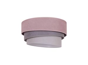 5903689184076 - Deckenlampe Pastell Trio Ø 60cm pink grau hellgrau