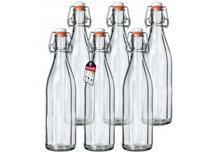 5903699423523 - Universale Flasche mit Bügelverschluss dichte Bügelflasche vintage Glasflasche Trinkflasche - Kadax