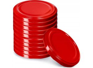 5903699442661 - Kadax - Deckel für Gläser fi 66 mm 10 Stück Rot