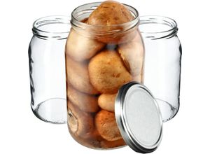 5903699444016 - Weckgläser 900 ml Sturzglas zum Einlegen Einkochgläser für Schraubdeckel Einmachglas verwen - Kadax
