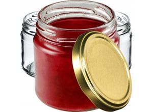 5903699444849 - Kleine Einmachgläser 200 ml Marmeladengläser fi66 mm Minigläser für Honig und Gewürze Luft - Kadax