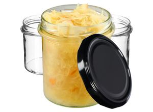 5903699448700 - Marmeladengläser 350ml fi82 mm Einmachgläser mit Schraubdeckel Honiggläser Einweckgläser - Kadax