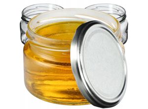 5903699451960 - Kleine Einmachgläser 250 ml Marmeladengläser mit Deckel Luftdichte Gläschen zum Verschenken - Kadax