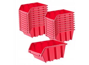 5903699456170 - Werkstatt-Stapelkiste Stapelbox aus pp Kunststoff Sichtlagerbox in verschiedenen Größen Lag - Kadax