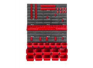 5903699468753 - Werkstattwandregal 58x78cm Lagersystem aus robustem Kunststoff UV-Resistentes Werkstattregal Erweiterbare Wandplatten Schüttenregal für Garage 5903699468753 - Werkstattwandregal 58x78cm Lagersystem aus robustem Kunststoff UV-Resistentes Werkstattregal Erweiterbare Wandplatten Schüttenregal für Garage