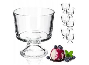 5903699472637 - Eisbecher 280 Milliliter Dessertschale aus hochqualitativem Glass 106x94cm Eisgläser Spül - Kadax